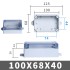 IP67 Plastic Transparent Box Waterproof Enclosure Electronic Project Outdoor Instrument Electrical Project Box Junction Housing
